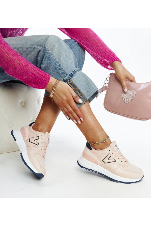 Roze sneakers op dikkere zool Olonio Roze sneakers op dikkere zool Olonio