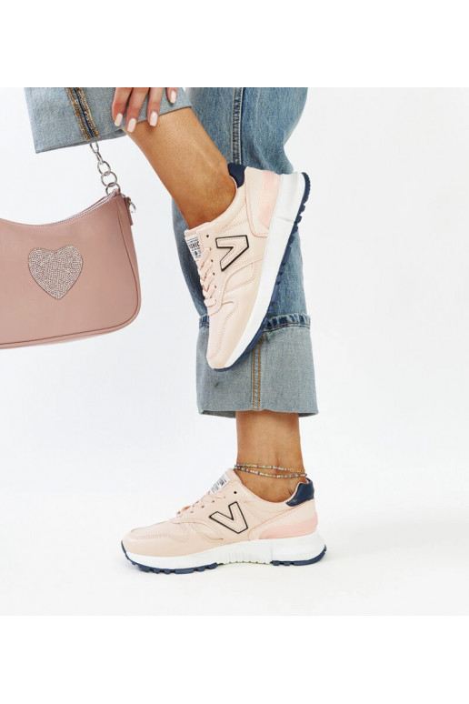 Roze sneakers op dikkere zool Olonio Roze sneakers op dikkere zool Olonio