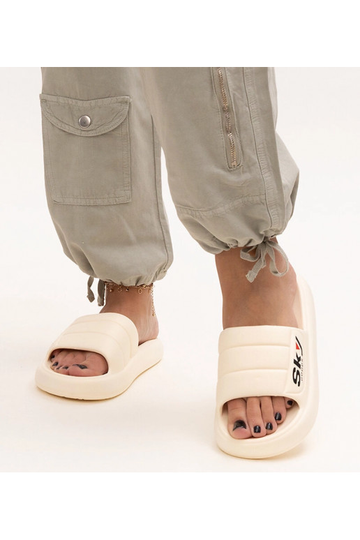 Beige schuimsandalen Ciarsa