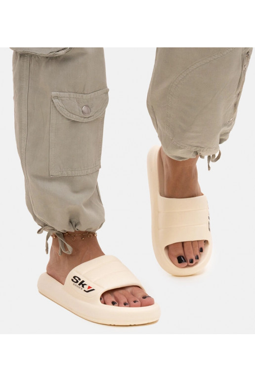 Beige schuimsandalen Ciarsa