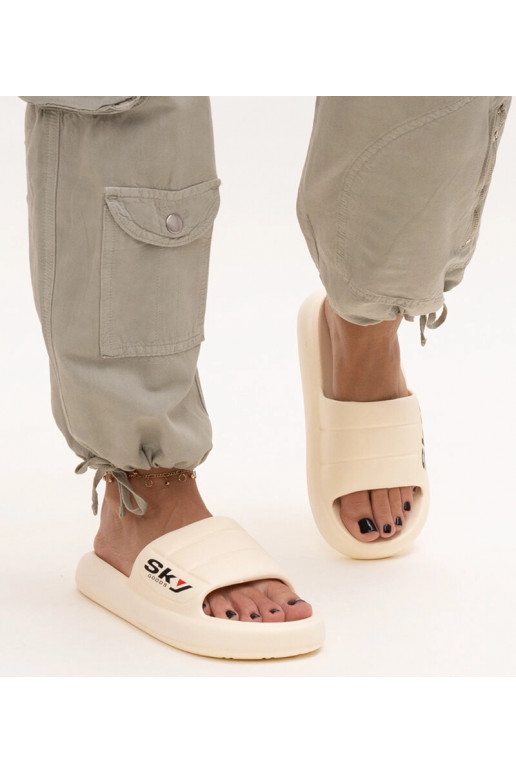Beige schuimsandalen Ciarsa