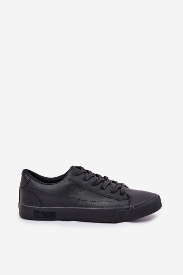 Heren Klassieke model platte sportschoenen van eco-leer Big Star NN174252 ZWART 2