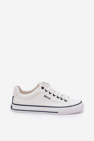 Lage heren casual schoenen Big Star NN174017 in wit 2