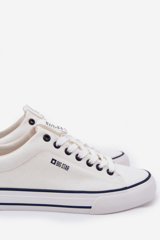 Lage heren casual schoenen Big Star NN174017 in wit