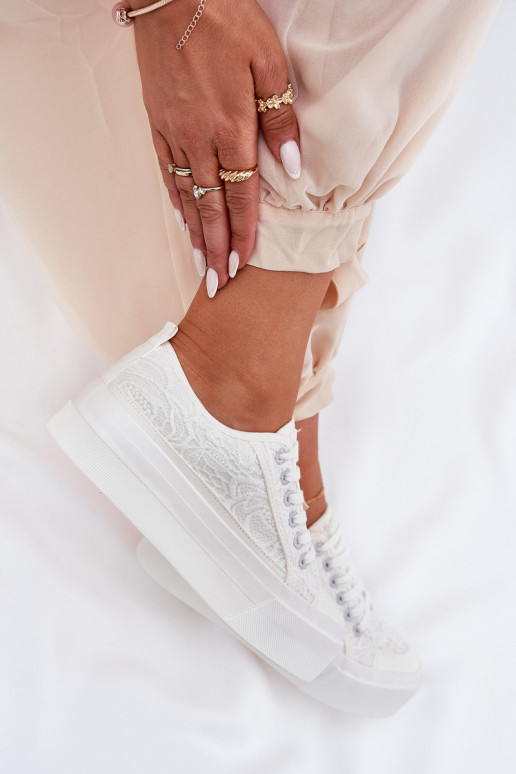 met kantmotieven Vrijetijdsschoenen Big Star RR274747 Initte kleur met kantmotieven Vrijetijdsschoenen Big Star RR274747 Initte kleur