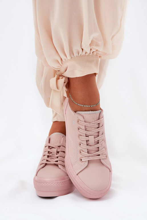 Vrijetijdsschoenen met platform van ecoleer Big Star RR274A294 roze Vrijetijdsschoenen met platform van ecoleer Big Star RR274A294 roze