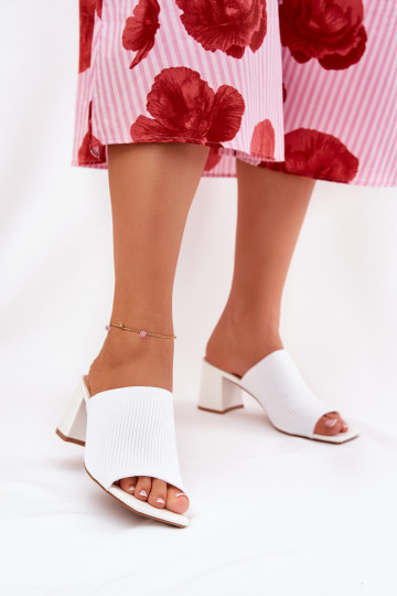 Damespantoffels met hakken Typu Słupek Initte kleur INenilan 2