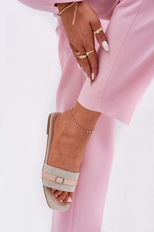 gelijk aan Damespantoffels met riemen I met gespen beige Zilina gelijk aan Damespantoffels met riemen I met gespen beige Zilina