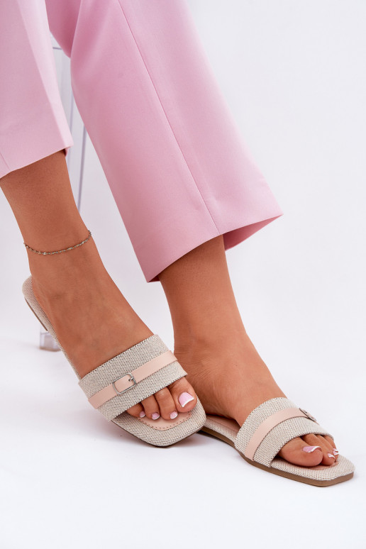 gelijk aan Damespantoffels met riemen I met gespen beige Zilina gelijk aan Damespantoffels met riemen I met gespen beige Zilina