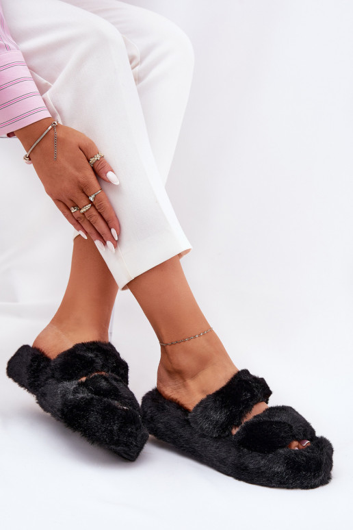 met bont Slippers Dames met platform zInart Talfedi met bont Slippers Dames met platform zInart Talfedi