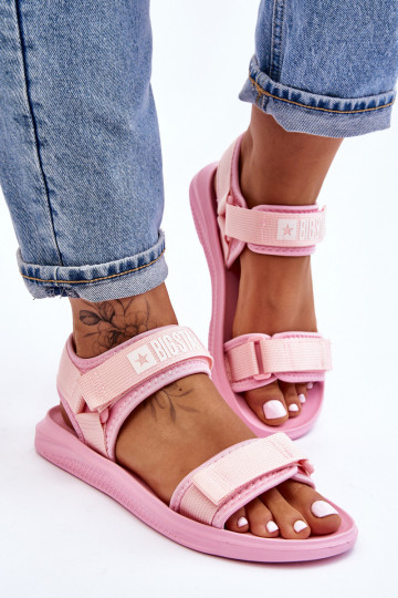 Dames sportieve sandalen Big Star LL274729 roze kleur