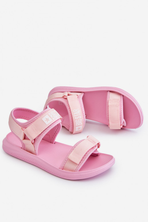 Dames Sportieve stijl sandalen Big Star LL274729 roze Dames Sportieve stijl sandalen Big Star LL274729 roze