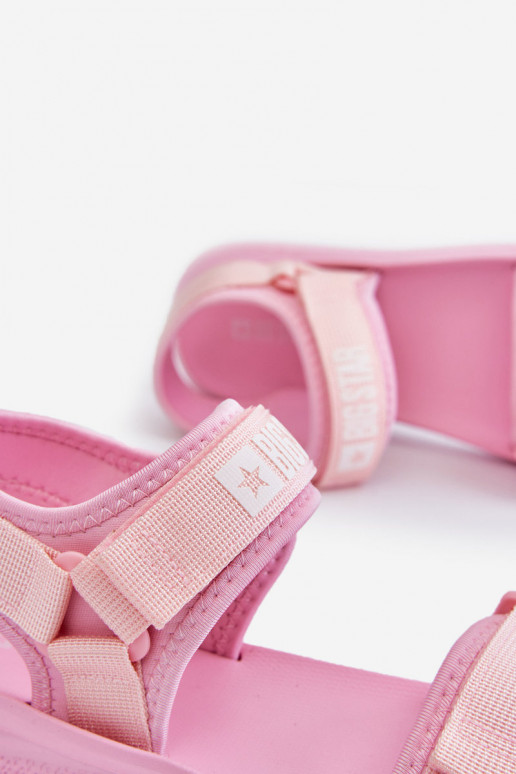 Dames Sportieve stijl sandalen Big Star LL274729 roze Dames Sportieve stijl sandalen Big Star LL274729 roze