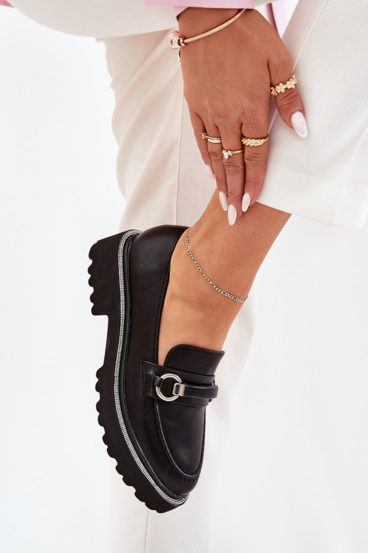 dames mocassins Versierd Cyrkoniami zInart Patina