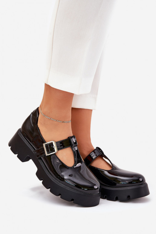 met lakeffect schoenen Dames met gespen met platform En platte hakken zInart Venda