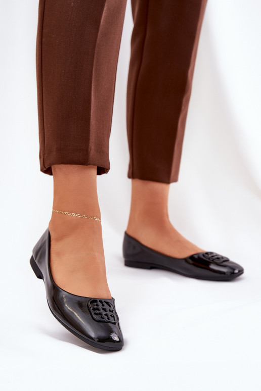 met lakeffect Elegante stijl Ballerinas Dames Met sierlijk Detalem Vinceza 17377 zInart met lakeffect Elegante stijl Ballerinas Dames Met sierlijk Detalem Vinceza 17377 zInart