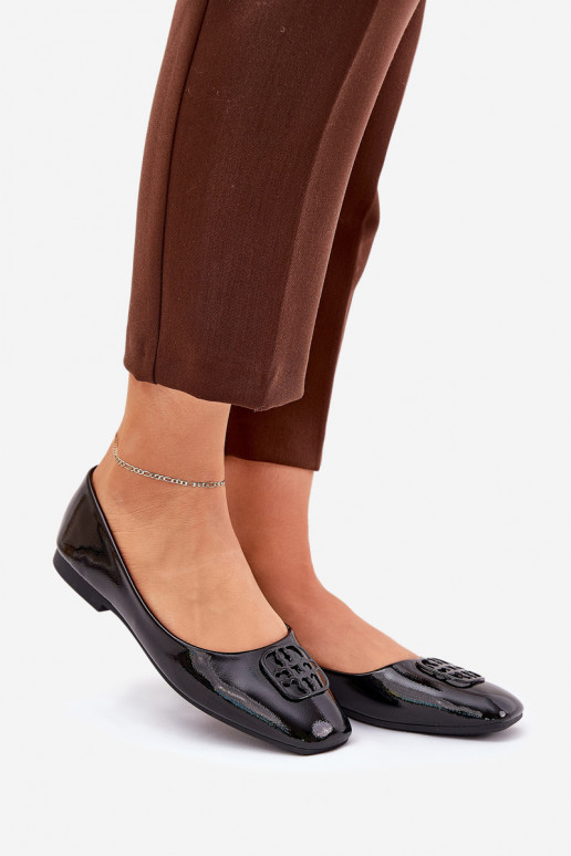 met lakeffect Elegante stijl Ballerinas Dames Met sierlijk Detalem Vinceza 17377 zInart met lakeffect Elegante stijl Ballerinas Dames Met sierlijk Detalem Vinceza 17377 zInart