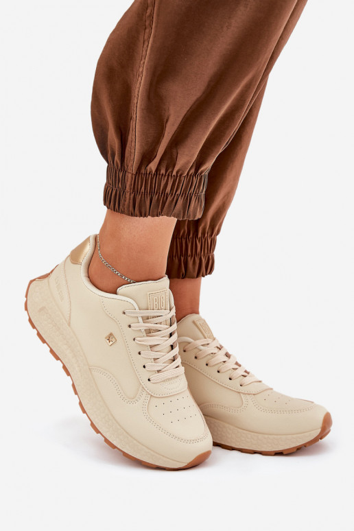 Eenvoudig sportschoenen Dames Big Star RR274630 HI-POLY SYSTEM beige Eenvoudig sportschoenen Dames Big Star RR274630 HI-POLY SYSTEM beige