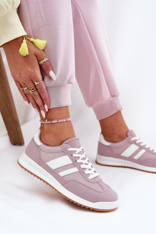 Sneakers model schoenen Dames Z van eco-suèdeu Paars Het heeftrinils Sneakers model schoenen Dames Z van eco-suèdeu Paars Het heeftrinils