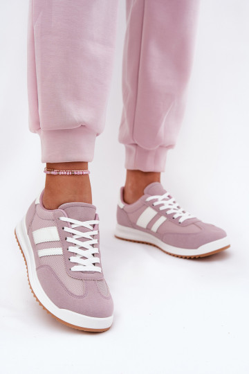 Sneakers model schoenen Dames Z van eco-suèdeu Paars Het heeftrinils 2