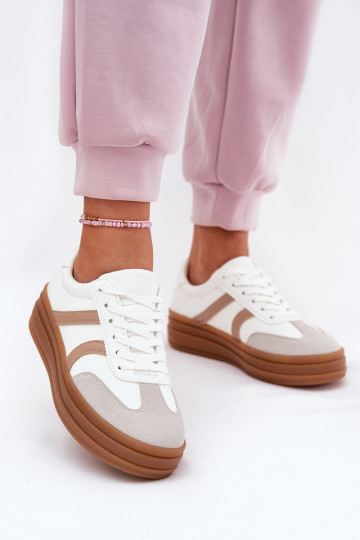 Sneakers model schoenen Dames met platform Initte kleur Tolianna