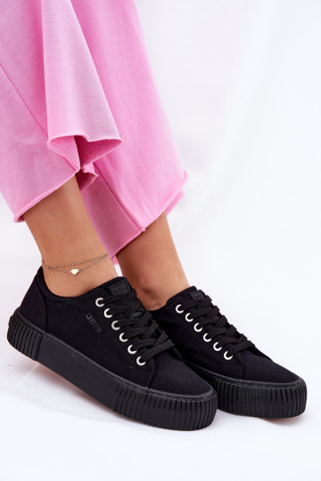 Heren zwarte casual schoenen Big Star RR274403