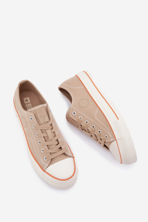 Vrijetijdsschoenen voor heren met platform Big Star RR174323 beige Vrijetijdsschoenen voor heren met platform Big Star RR174323 beige