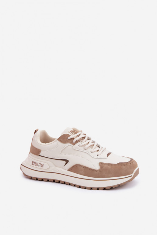 Sneakers model schoenen Dames Big Star RR274A216 HI-POLY SYSTEM beige Sneakers model schoenen Dames Big Star RR274A216 HI-POLY SYSTEM beige