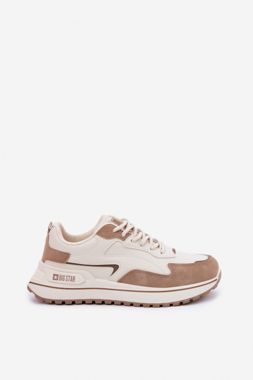 Sneakers model schoenen Dames Big Star RR274A216 HI-POLY SYSTEM beige Sneakers model schoenen Dames Big Star RR274A216 HI-POLY SYSTEM beige