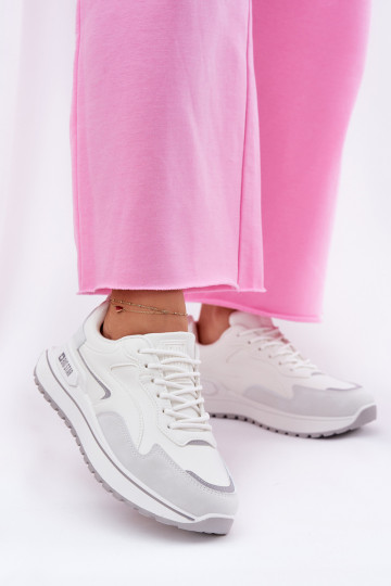 Dames witte sneakers Big Star RR274A213, Hi-Poly systeem