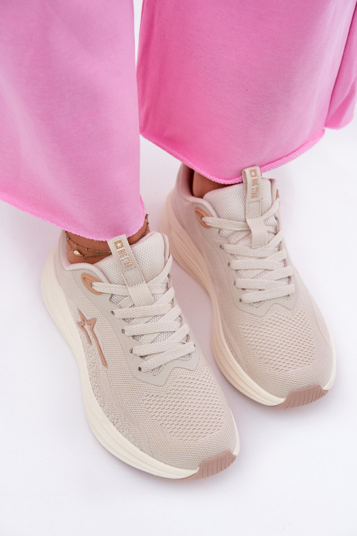 sportschoenen Sneakers model schoenen Dames Big Star RR274A145 HI-POLY SYSTEM beige sportschoenen Sneakers model schoenen Dames Big Star RR274A145 HI-POLY SYSTEM beige