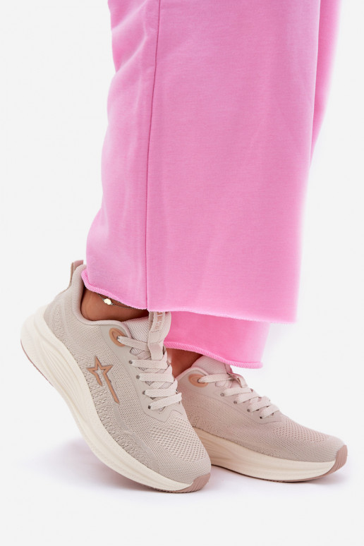 sportschoenen Sneakers model schoenen Dames Big Star RR274A145 HI-POLY SYSTEM beige sportschoenen Sneakers model schoenen Dames Big Star RR274A145 HI-POLY SYSTEM beige