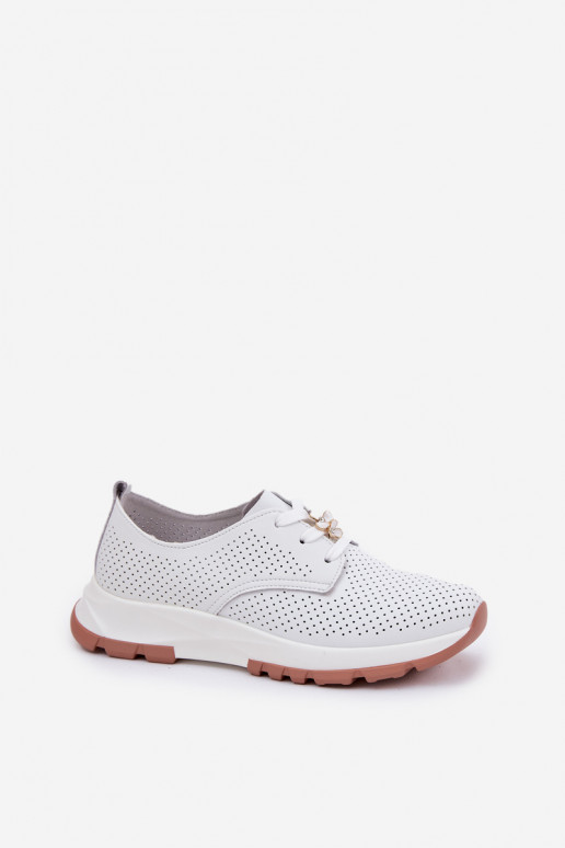 Leer schoenen Dames Z Przypinką Artiker 54C1810 Initte kleur