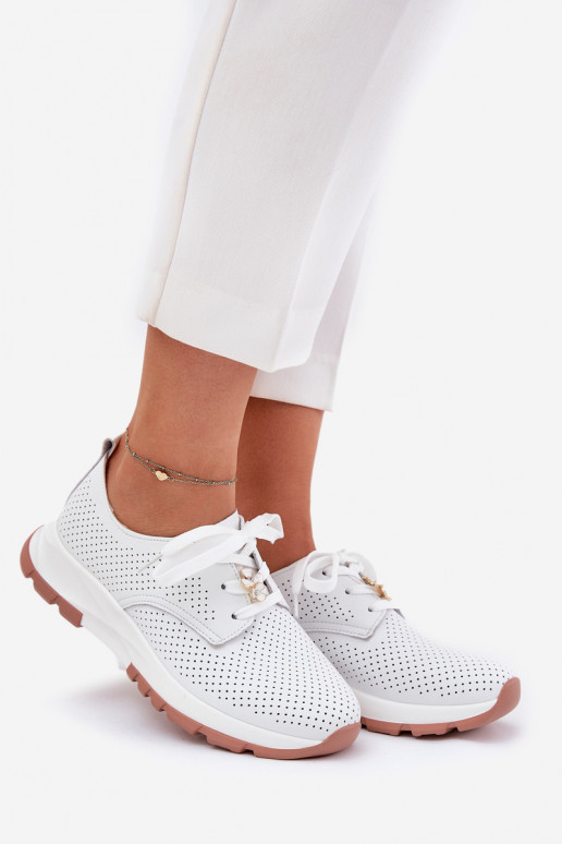 Leer schoenen Dames Z Przypinką Artiker 54C1810 Initte kleur