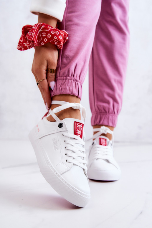 Leer Sneakers Big Star JJ274212 INit-rood