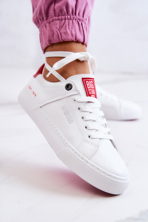 Leer Sneakers Big Star JJ274212 INit-rood