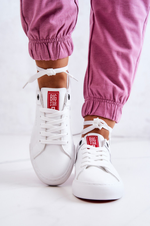 Leer Sneakers Big Star JJ274212 INit-rood