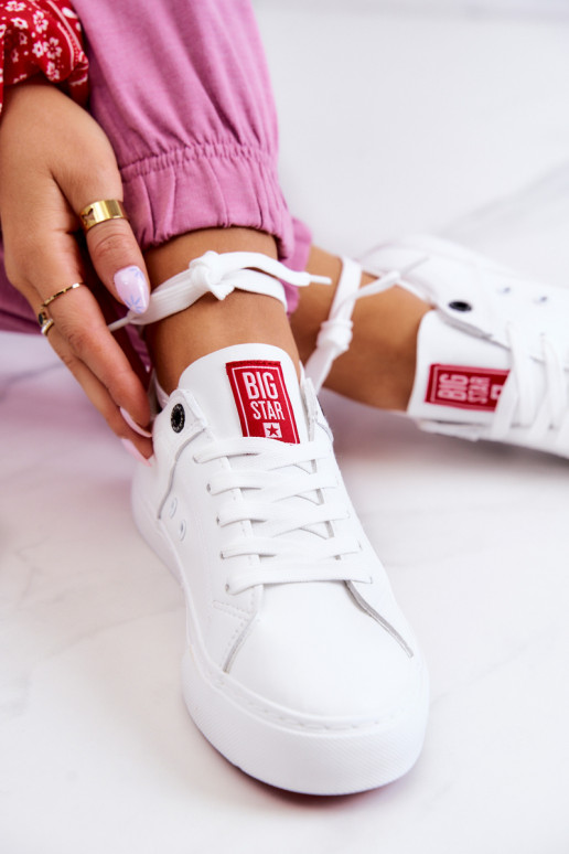 Leer Sneakers Big Star JJ274212 INit-rood