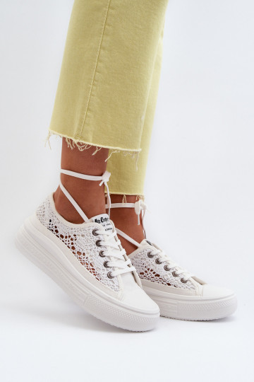 met kantmotieven Vrijetijdsschoenen Lee Cooper LCIN-23-44-1617 Initte kleur 2
