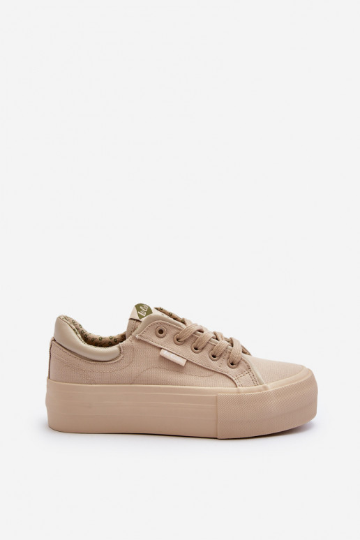 Vrijetijdsschoenen met platform Lee Cooper LCIN-24-31-2181 beige