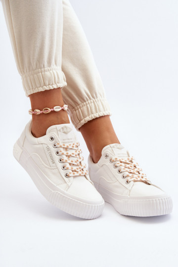 Dames witte schoenen Lee Cooper LCIN-24-31-2170