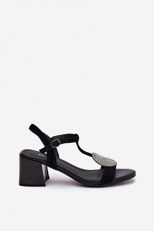 Damessandalen met hakken met ornamenten D&A JC51-842 zInart Damessandalen met hakken met ornamenten D&A JC51-842 zInart