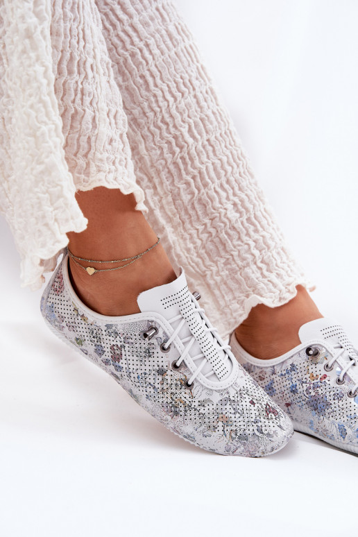 schoenen Dames Gemaakt van natuurlijk leer Met patroon Artiker 56C2688 Initte kleur