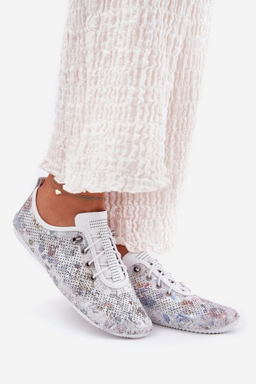 schoenen Dames Gemaakt van natuurlijk leer Met patroon Artiker 56C2688 Initte kleur