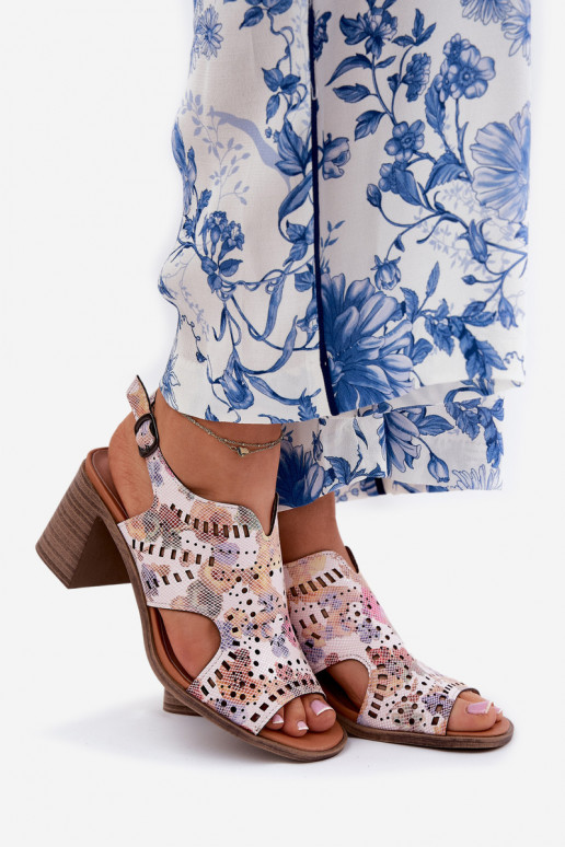 met elementen van opengeInerkt Damessandalen met hoge hakken Verschillende kleuren Tosine