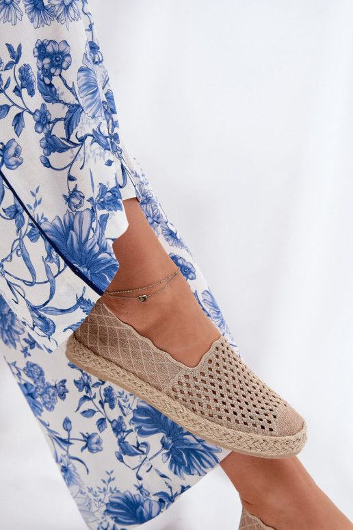 Espadrilles Met Vlecht Vinceza 13625 beige