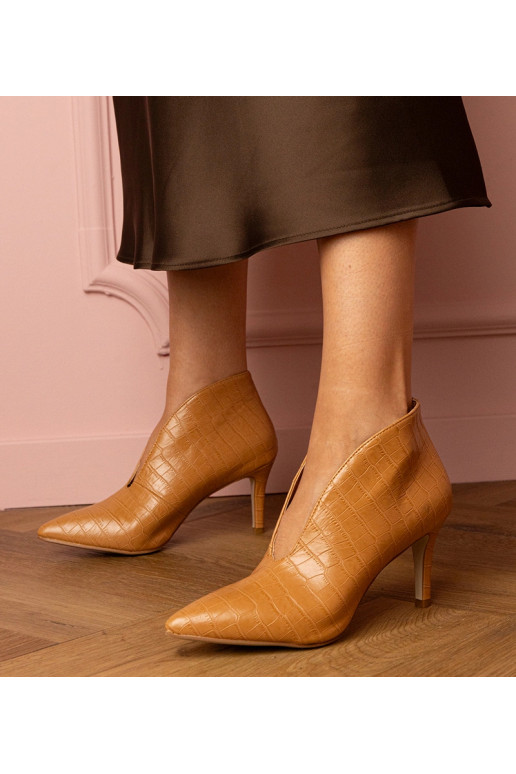Bruine elegante dames hakken Lunari