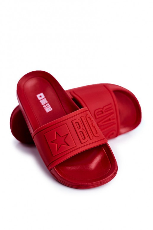 Slippers Kinderen Big Star rood DD374156 Slippers Kinderen Big Star rood DD374156
