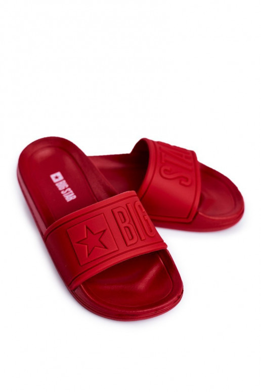 Slippers Kinderen Big Star rood DD374156 Slippers Kinderen Big Star rood DD374156