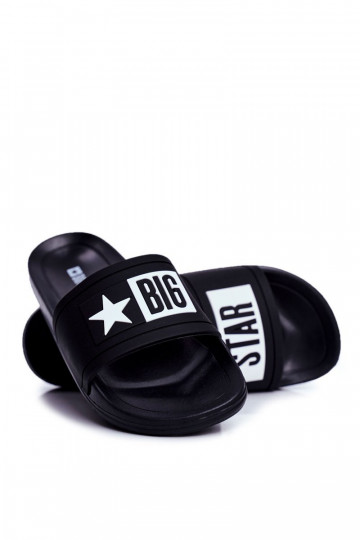 Zwarte kinder slippers Big Star DD374150 2